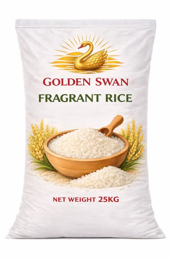 25kg Golden Swan Fragrant Rice 金天鹅牌香米