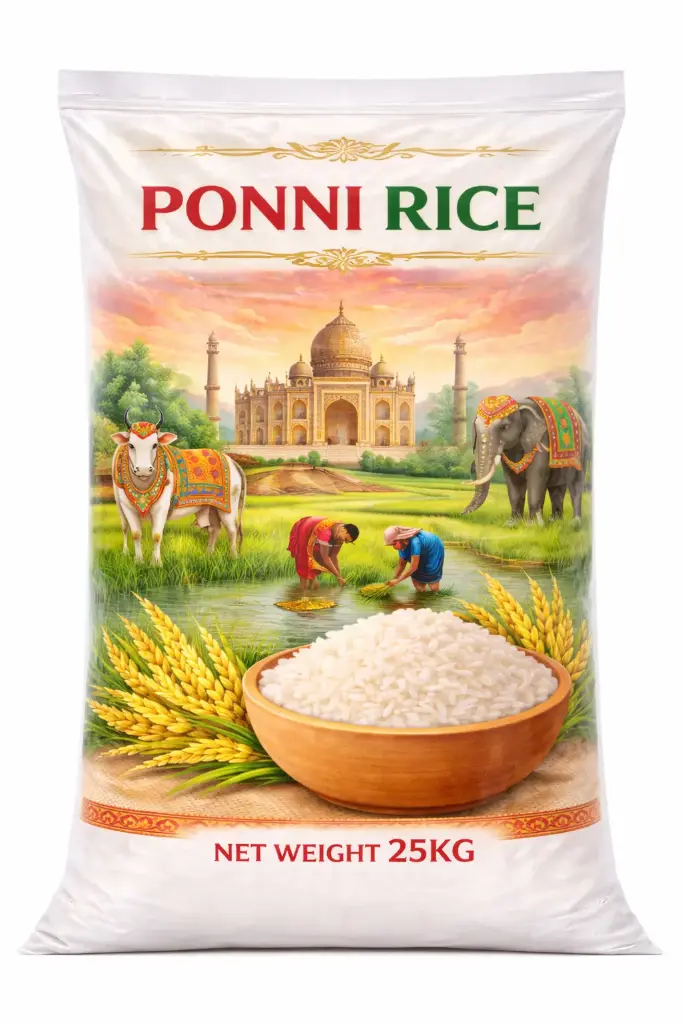 25kg Ponni Rice 印度米