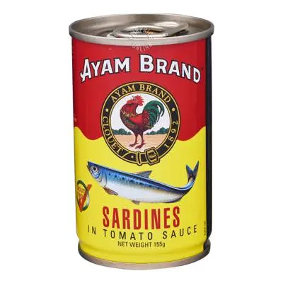 155g Ayam Sardines (Tall Can) 鸡标沙丁鱼