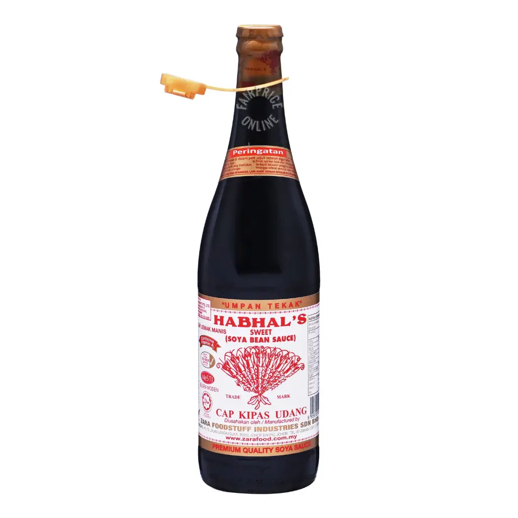 645g Habhal’s Light Sweet Soy Sauce Big 大红示油