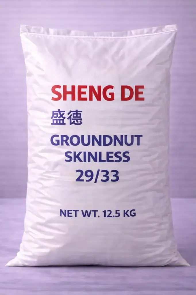 12.5kg Groundnut Skinless 29-33 盛德去衣花生仁