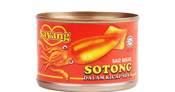145g Sayang Sotong in Soya Sauce 酱油鱿鱼