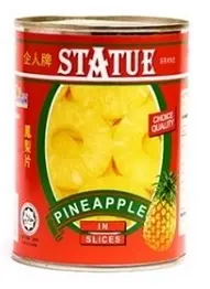[Fruits.CanFd_011] 565g Statue Pineapple Slice 企人王梨片