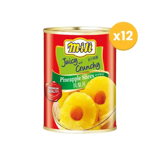 [Fruits.CanFd_007] 565g Mili Pineapple Slices 旺梨片