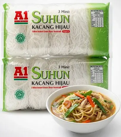 [FlourVermi.PkFd_001] 250g A1 Green Tea Vemicelli 冬粉