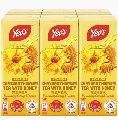 [PktDrink.Bev_001] 250ml Yeos Chrysanthemum Tea Honey 楊協成菊花茶