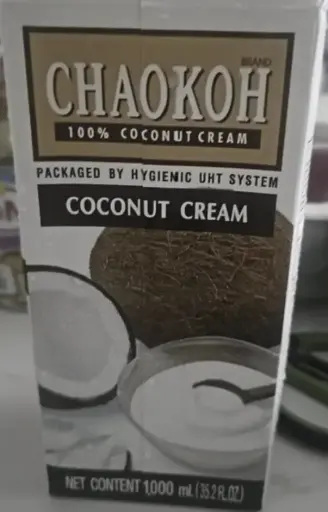 [ConutMilk.Dairy_008] 1L CHAOKOH Coconut Cream (ROI THAI) 椰浆 